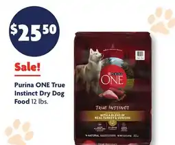 Family Dollar Purina ONE True Instinct Dry Dog Food offer