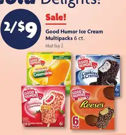 Family Dollar Good Humor Ice Cream Multipacks offer