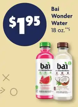 Family Dollar Bai Wonder Water offer