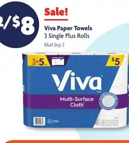 Family Dollar Viva Paper Towels offer