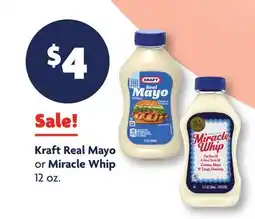 Family Dollar Kraft Real Mayo or Miracle Whip offer
