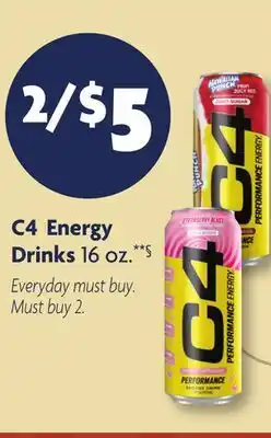 Family Dollar C4 Energy Drinks offer