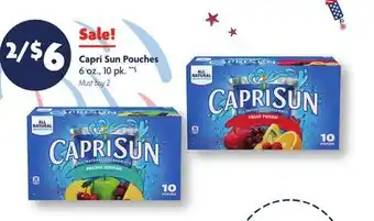 Family Dollar Capri Sun Pouches offer