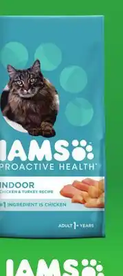 Family Dollar IAMS Proactive Health Indoor or Healthy Adult Dry Cat Food offer
