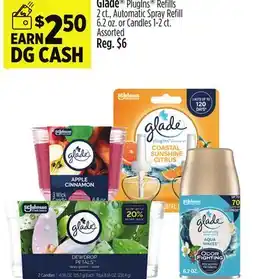 Dollar General PlugIns Refills, Automatic Spray Refill or Candles offer