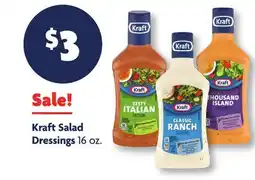 Family Dollar Kraft Salad Dressings offer