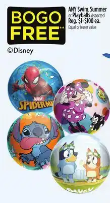 Dollar General ANY Swim, Summer or Playballs offer
