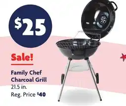 Family Dollar Family Chef Charcoal Grill offer