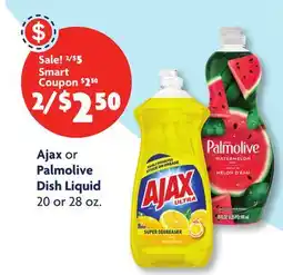 Family Dollar Ajax or Palmolive Dish Liquid offer
