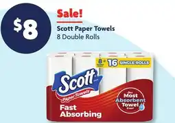 Family Dollar Scott Paper Towels offer