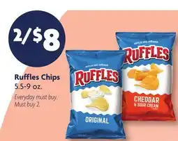Family Dollar Ruffles Chips offer