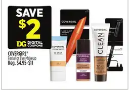 Dollar General COVERGIRL Facial or Eye Makeup offer