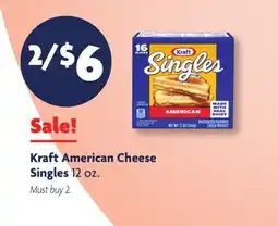 Family Dollar Kraft American Cheese Singles offer
