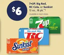 Family Dollar 7•UP, Big Red, RC Cola, or Sunkist offer