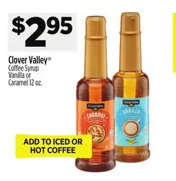 Dollar General Clover Valley Coffee Syrup offer