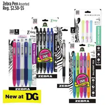 Dollar General Zebra Pen offer