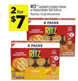 Dollar General Sandwich Crackers Cheese or Peanut Butter offer