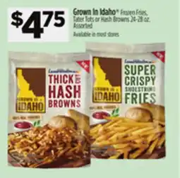Dollar General Grown In Idaho Frozen Fries, Tater Tots or Hash Browns offer