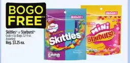 Dollar General Skittles or Starburst Grab n Go Bags offer
