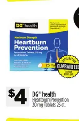 Dollar General DG health Heartburn Prevention offer