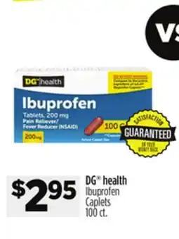 Dollar General DG health Ibuprofen Caplets offer