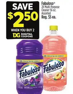 Dollar General Fabuloso 2X Multi-Purpose Cleaner offer