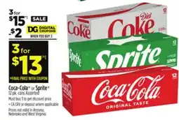 Dollar General Coca-Cola or Sprite offer