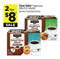 Dollar General Clover Valley Single Serve Coffee offer
