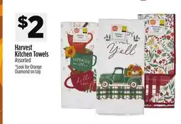 Dollar General Harvest Kitchen Towels offer