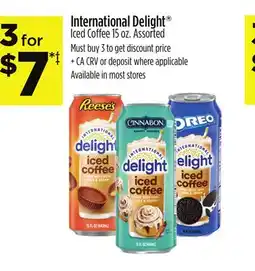 Dollar General International Delight Iced Coffee offer