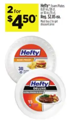 Dollar General Hefty Foam Plates offer