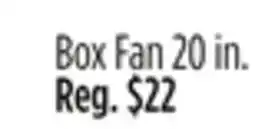 Dollar General Box Fan offer