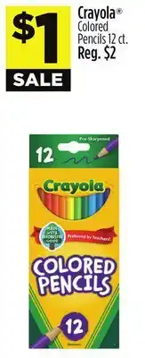 Dollar General Crayola Colored Pencils offer