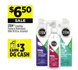 Dollar General STEM Crawling, Flying or Multi Insect Killer offer