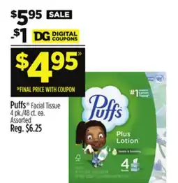 Dollar General Facial Tissue offer