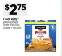 Dollar General Clover Valley American Cheese Singles offer