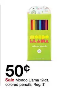 Target Mondo Llama 12-ct. colored pencils offer