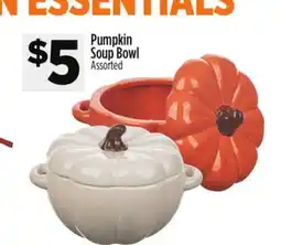 Dollar General Pumpkin Soup Bowl offer
