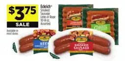Dollar General Eckrich Smoked Sausage Links or Rope offer