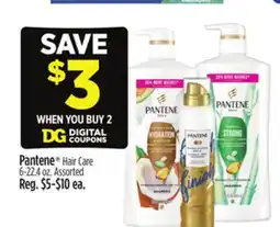 Dollar General Pantene Hair Care offer