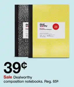 Target Dealworthy composition notebooks offer