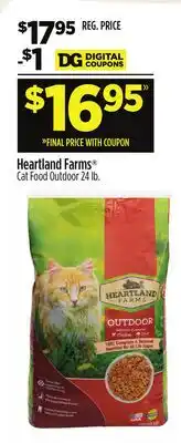 Dollar General Heartland Farms Cat Food offer