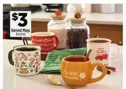 Dollar General Harvest Mugs offer