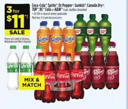 Dollar General Coca-Cola , Sprite , Dr Pepper , Sunkist , Canada Dry , 7UP , RC Cola or A & W pk offer