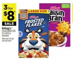 Dollar General Kellogg's Cereal offer
