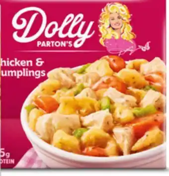Target Dolly Parton's frozen meals offer
