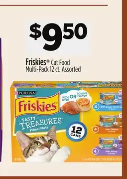 Dollar General Friskies Cat Food Multi-Pack offer