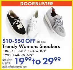 Boscov's Trendy Womens Sneakers offer