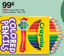 Target Crayola 12-ct. kids' colored pencils offer