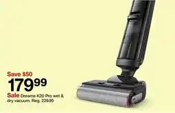 Target Dreame K20 Pro wet & dry vacuum offer